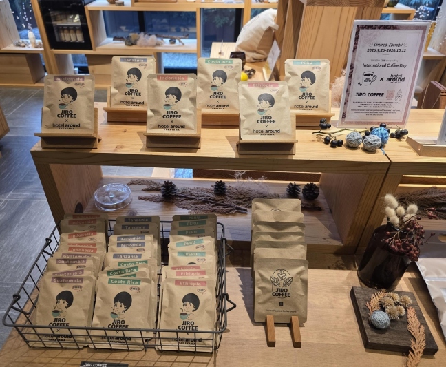 JIRO COFFEE × hotel around TAKAYAMA